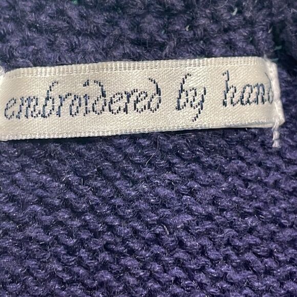 Jantzen vintage embroidered and beaded floral vest. Size M medium 8/10 - Picture 11 of 12